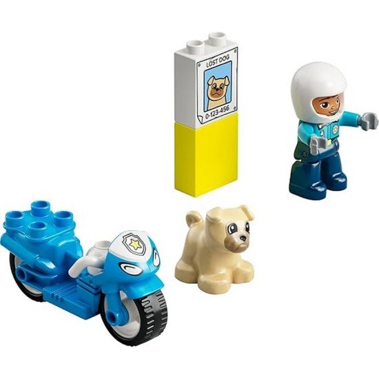 LEGO DUPLO Town Rescue Police Motorcycle 