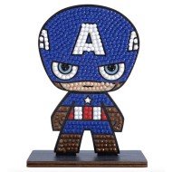 "Captain America" Crystal Art Buddy MARVEL Series 1 "Captain America" Crystal Art Buddy MARVEL Series 1