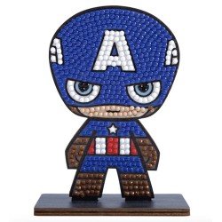 "Captain America" Crystal Art Buddy MARVEL Series 1 "Captain America" Crystal Art Buddy MARVEL Series 1