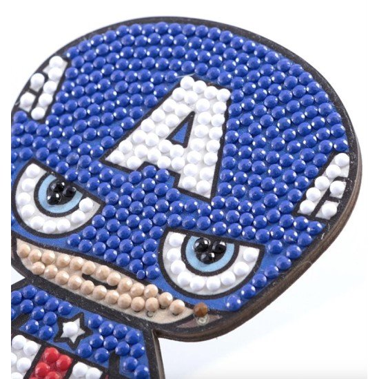 "Captain America" Crystal Art Buddy MARVEL Series 1