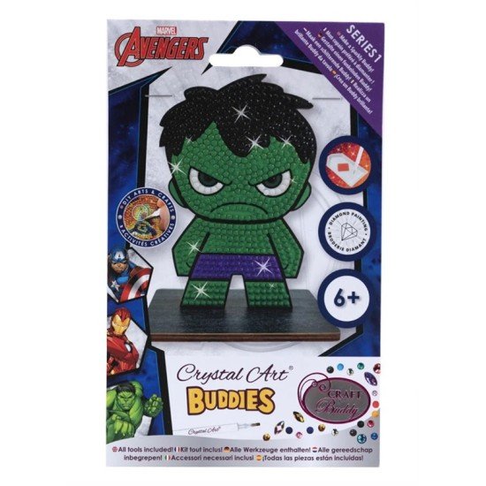 "Hulk" Crystal Art Buddy MARVEL Series 1