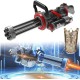 Gatling Electric Water Gun, Adult High Powered Water Gun with Backpack Tank, Automatic LED Shooting Light, Electric Continuous Large Capacity Water Storage