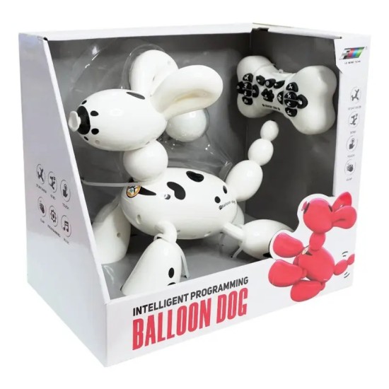 Robot Balloon Dog Interactive-WHITE