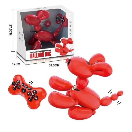 Robot Balloon Dog Interactive - RED 