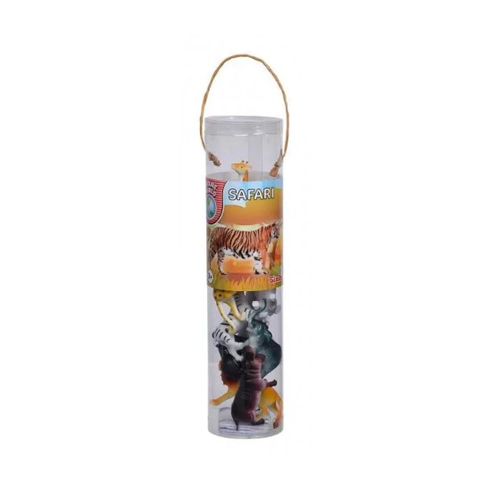 Safari Animals In Tube Play Animals Set