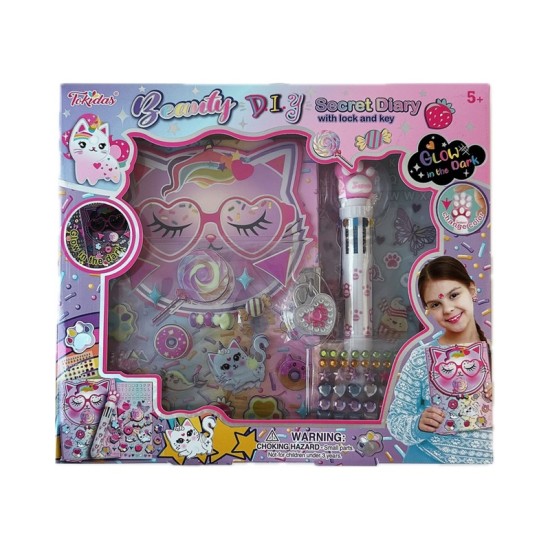 Tokidas - Beauty D.I.Y Secret Diary Set w/ Lock & Key