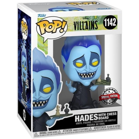 Funko POP! Disney: Villains - Hades with Chess Board (Exclusive)