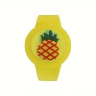 Apple AirTag Cute Cartoon Strap, Anti Loss Full Wrap Strap - Yellow Pineapple Apple AirTag Cute Cartoon Strap, Anti Loss Full Wrap Strap - Yellow Pineapple