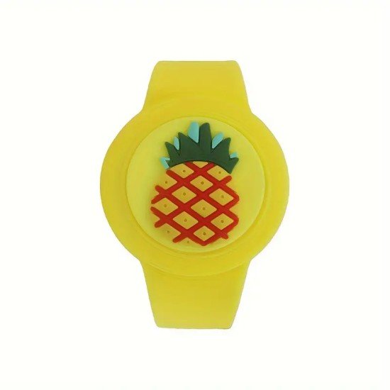 Cute Cartoon Strap, Anti Loss Full Wrap Strap - Yellow Pineapple