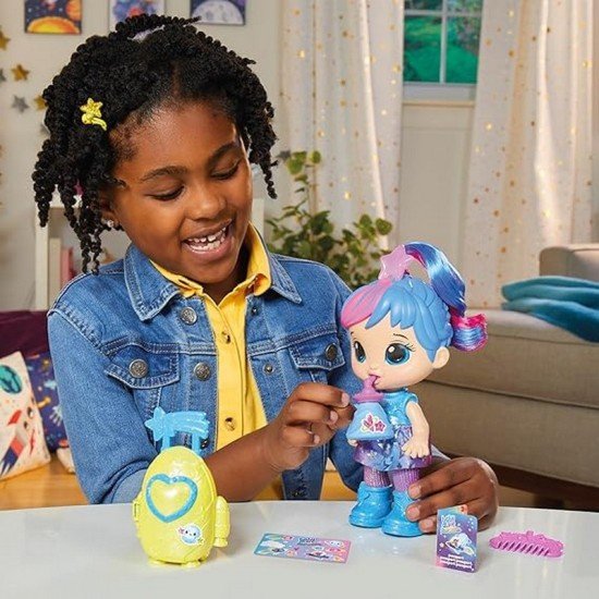 Baby Alive Star Besties Doll, Stellar Skylar, 8-inch Space-Themed Doll for 3 Year Old Girls and Boys and Up, Accessories