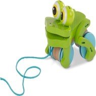 Melissa & Doug First Play Frolicking Frog Wooden Pull Toy Melissa & Doug First Play Frolicking Frog Wooden Pull Toy
