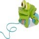 Melissa & Doug First Play Frolicking Frog Wooden Pull Toy