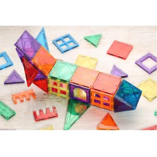 Wonder Mags Magnetic Tiles - 60 Pcs