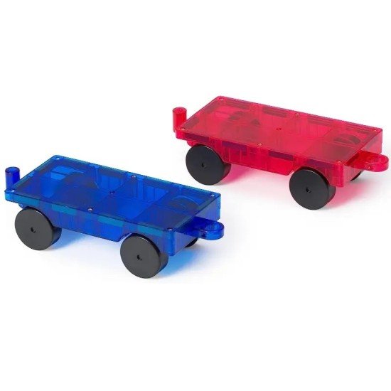 WonderMags Magnetic Tiles 2 Pcs Car