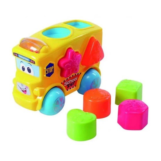 PlayGo - Fun Bus Shape Sorter Yellow