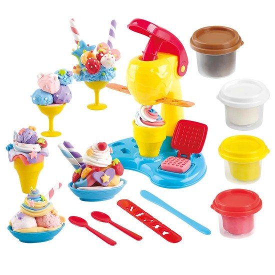 PlayGo - Ice Cream Delight 4 x 56g Dough Playset