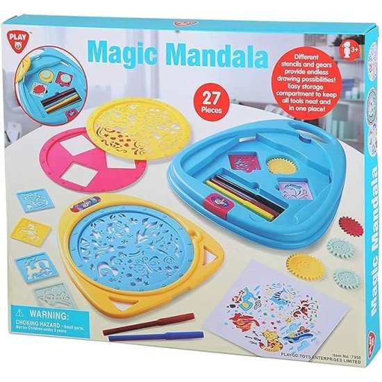 Playgo 27 Pieces Magic Mandala