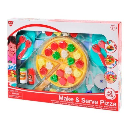 PlayGo Make And Serve Pizza - 35 Pcs