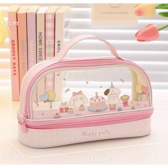 Pink Stationery Organizer