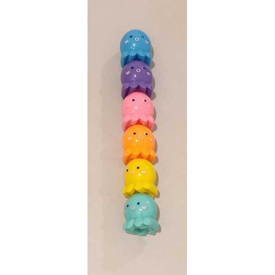 6 color Cute Stacked Highlighter