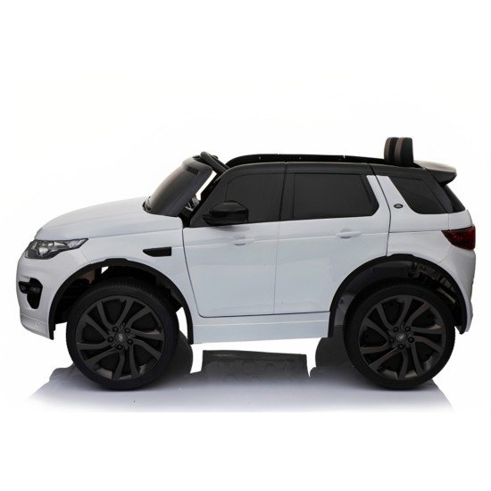 White Electric Range Rover Discovery Car