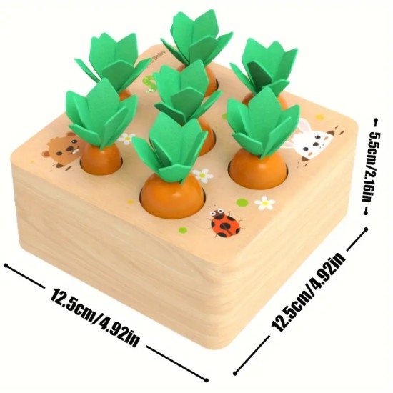 Carrot Toy Wooden