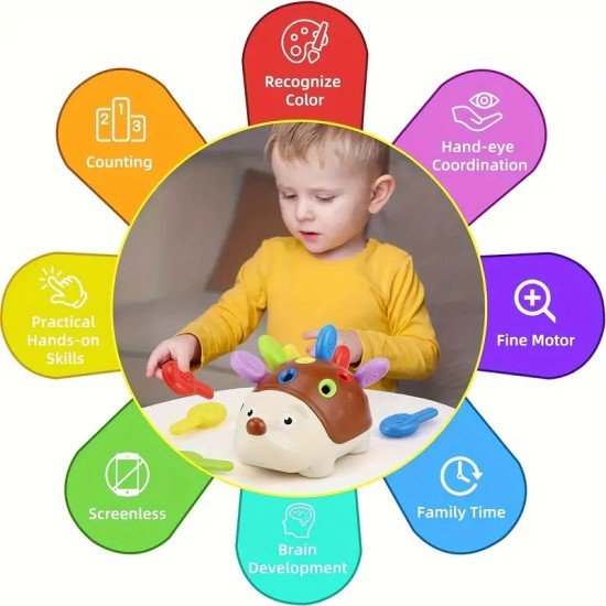 Educational Hedgehog Toy for Toddlers