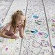 Children's Graffiti Painting Roll 3m -ASSORTED DESIGN