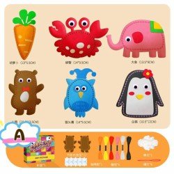 6pcs DIY Sewing Kit for Youngsters 6pcs DIY Sewing Kit for Youngsters