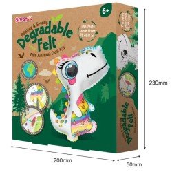 Sew Star Degradable felt diy animal doll kit-dinosaur  Sew Star Degradable felt diy animal doll kit-dinosaur