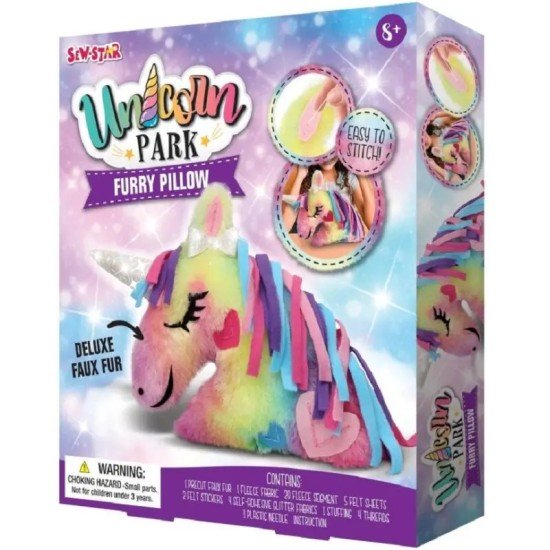 UNICORN PARK-FURRY PILLOW (SS)