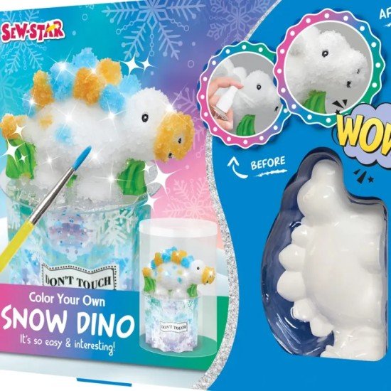 Sew Star Color Your Own Snow Dino 