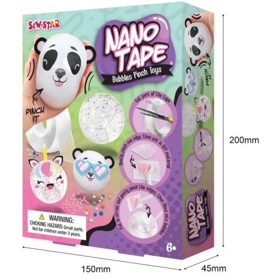 Sew Star Nano Tape Bubble pinch Toys  -balloon