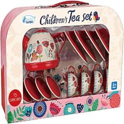 Children's Tea Set for Girls - 15-PC - ASSORTED COLOUR & DESIGN Children's Tea Set for Girls - 15-PC - ASSORTED COLOUR & DESIGN