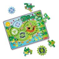 Animal Chase I-Spy Wooden Gear Puzzle Animal Chase I-Spy Wooden Gear Puzzle