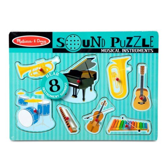 Musical Instruments Sound Puzzle - 8 Pieces