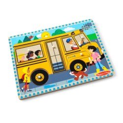 The Wheels on the Bus Song Puzzle - 6 Pieces The Wheels on the Bus Song Puzzle - 6 Pieces