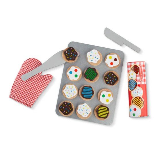 Slice & Bake Cookie Set - Wooden Play Food