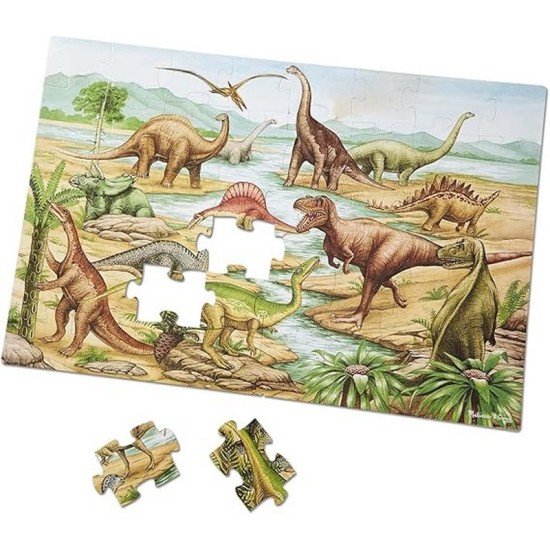 Melissa & Doug Floor Puzzle Dinosaurs Toys & Games Puzzles