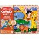 Melissa & Doug Safari Wooden Chunky Puzzle - 8 Pieces - FSC Certified