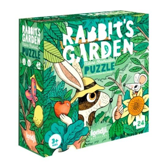 Londji - Puzzle Rabbits Garden 24Pcs