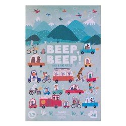Londji - Beep Beep Cocuk Puzzle Playset 48Pcs Londji - Beep Beep Cocuk Puzzle Playset 48Pcs