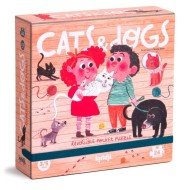 Londji - Pocket Puzzle Cats and Dogs Set 24Pcs Londji - Pocket Puzzle Cats and Dogs Set 24Pcs