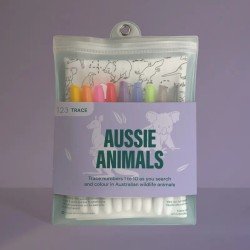 HeyDoodle - Aussie Animals Silicone Mat Colouring HeyDoodle - Aussie Animals Silicone Mat Colouring