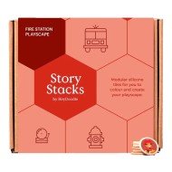 HeyDoodle - Story Stacks Fire Station Playscape