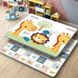 Forest Safari Reversible Play Mat - Size 180*200*1.0
