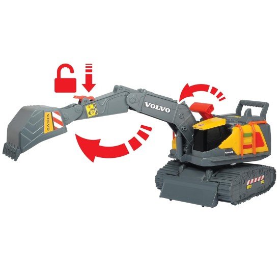 Dickie Toys Volvo Toy Excavator with Weight Detection