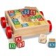 Melissa & Doug Classic ABC Block Cart