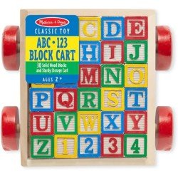 Melissa & Doug Classic ABC Block Cart Melissa & Doug Classic ABC Block Cart