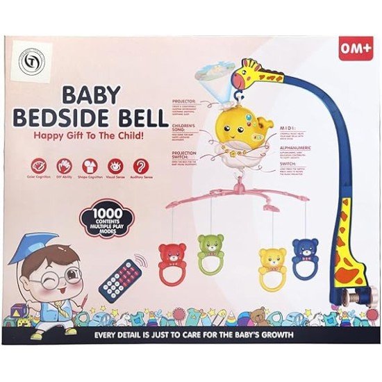 Baby bedside bell blue